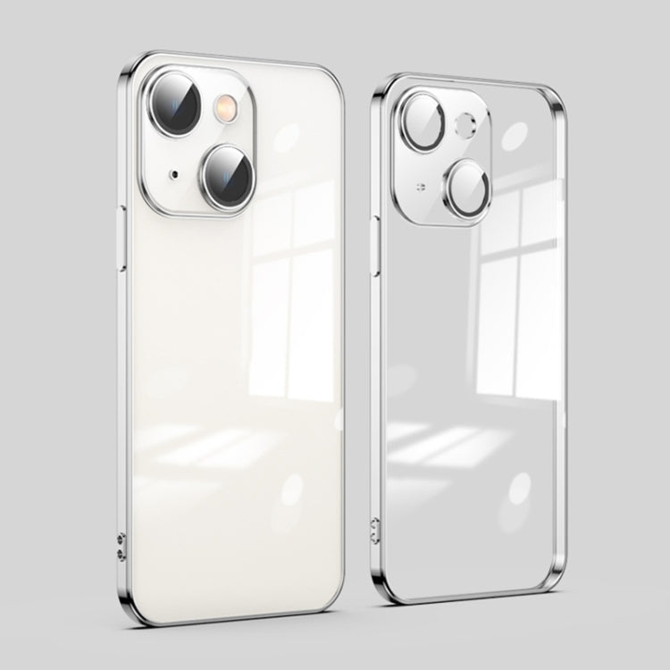 Custodia per telefono galvanica con protezione dell'obiettivo in vetro antipolvere, For iPhone 13, For iPhone 13 Pro