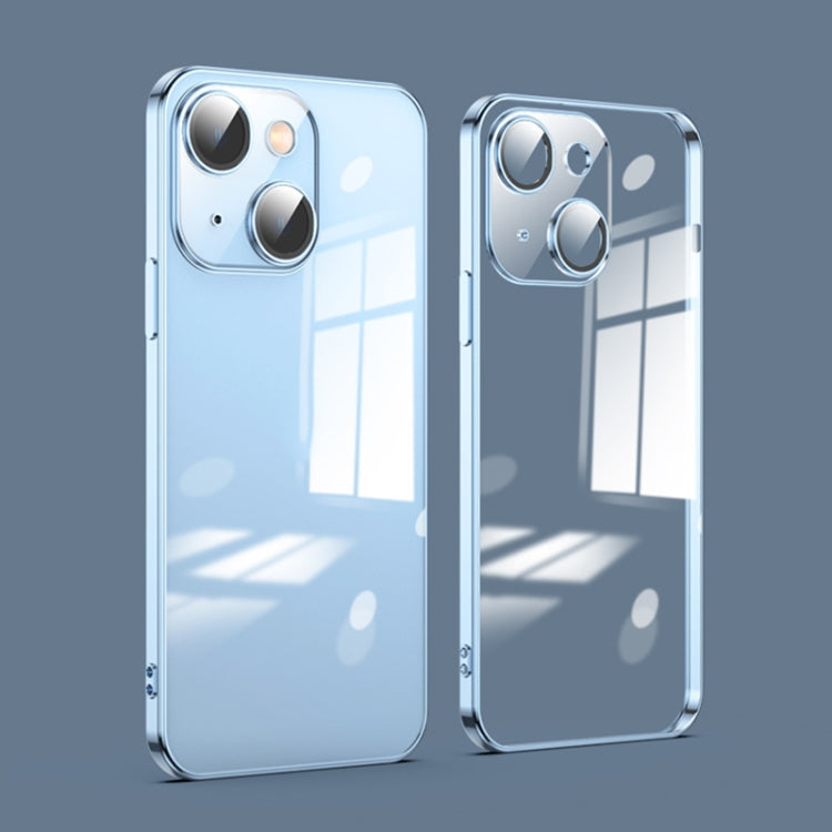 Custodia per telefono galvanica con protezione dell'obiettivo in vetro antipolvere, For iPhone 13, For iPhone 13 Pro