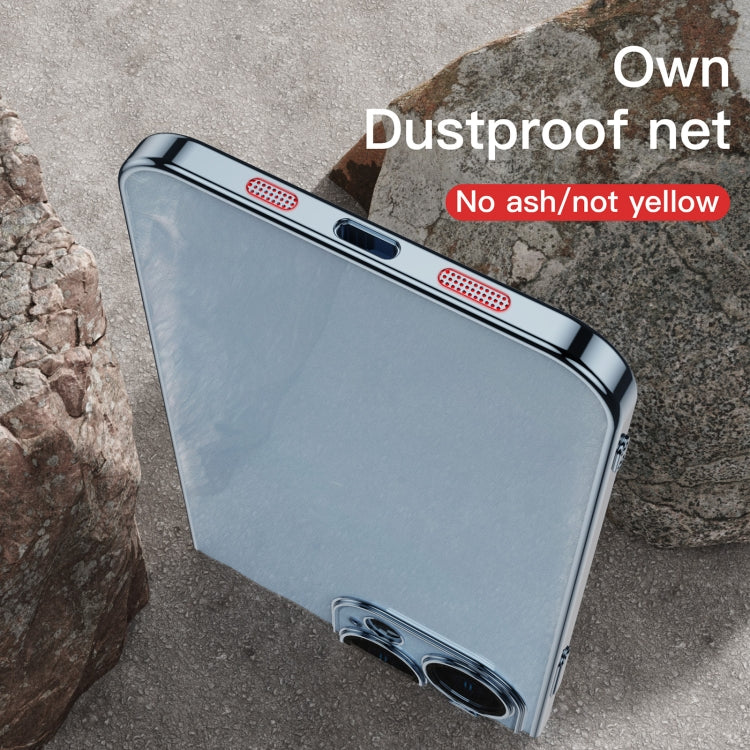 Custodia per telefono galvanica con protezione dell'obiettivo in vetro antipolvere, For iPhone 13, For iPhone 13 Pro