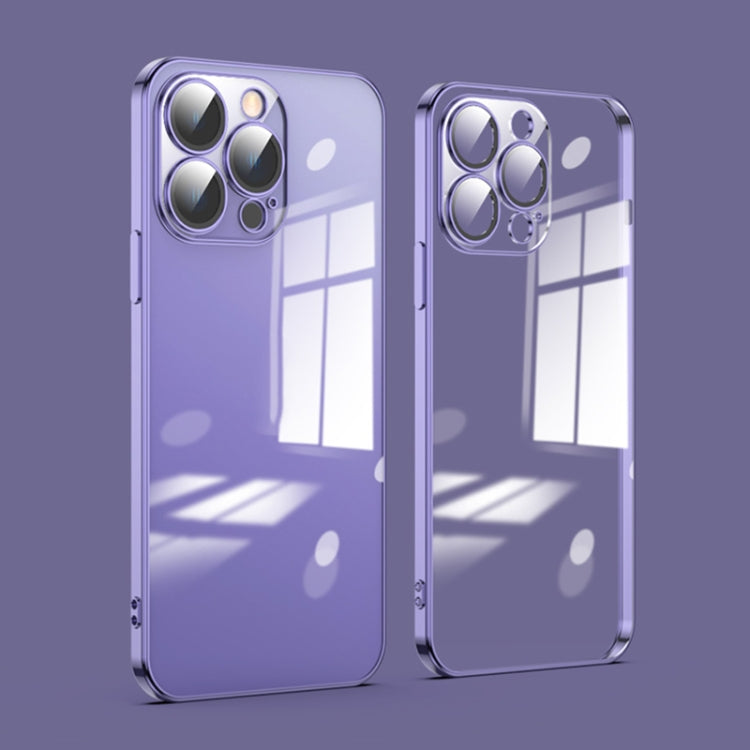 Custodia per telefono galvanica con protezione dell'obiettivo in vetro antipolvere, For iPhone 13, For iPhone 13 Pro
