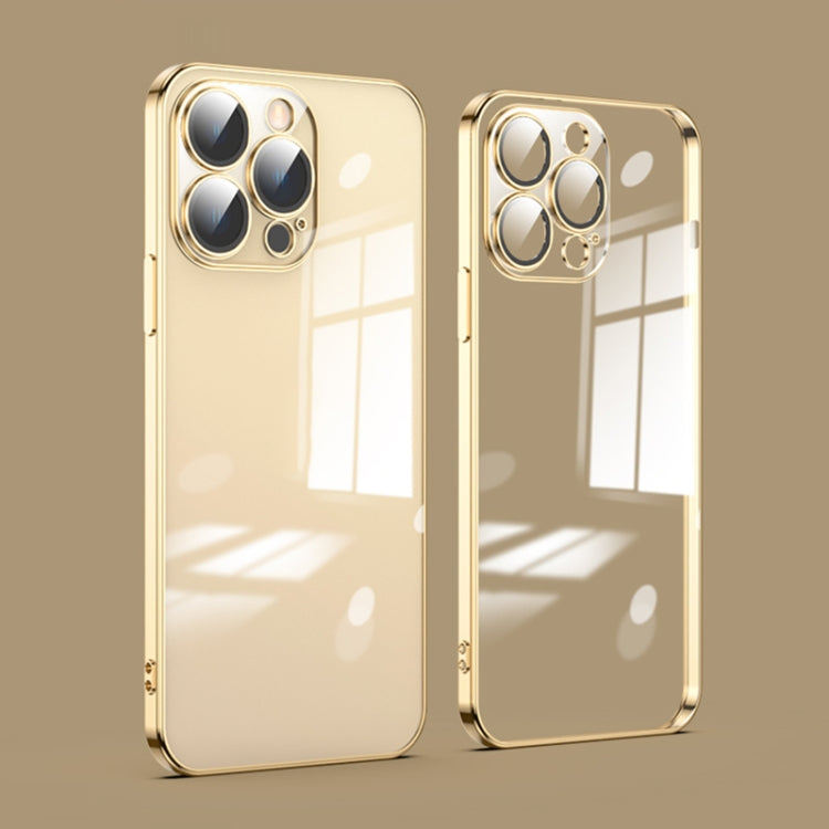 Custodia per telefono galvanica con protezione dell'obiettivo in vetro antipolvere, For iPhone 13, For iPhone 13 Pro