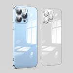 Custodia per telefono galvanica con protezione dell'obiettivo in vetro antipolvere, For iPhone 13, For iPhone 13 Pro