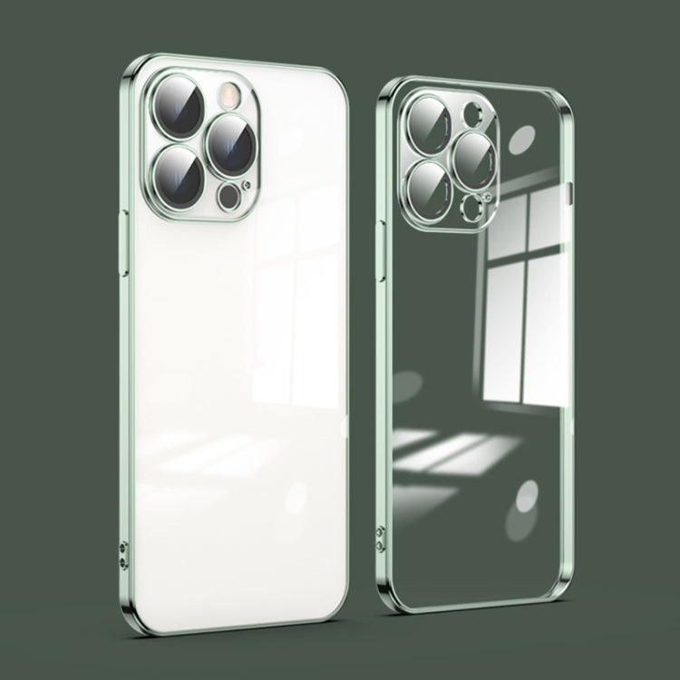 Custodia per telefono galvanica con protezione dell'obiettivo in vetro antipolvere, For iPhone 12 Pro, For iPhone 12 Pro Max
