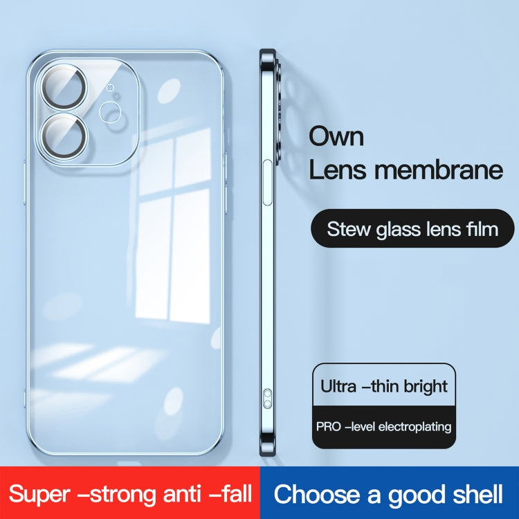 Custodia per telefono galvanica con protezione dell'obiettivo in vetro antipolvere, For iPhone 12 Pro, For iPhone 12 Pro Max