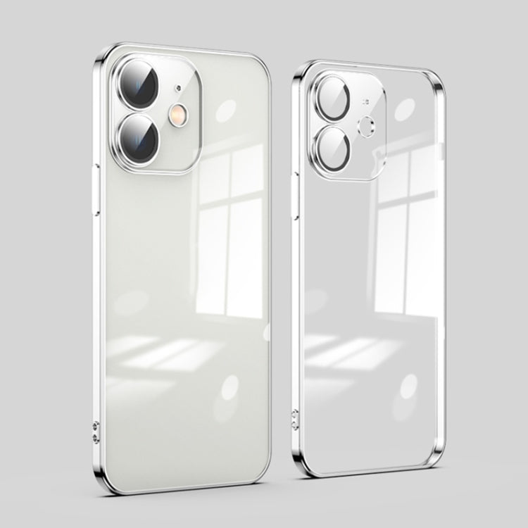 Custodia per telefono galvanica con protezione dell'obiettivo in vetro antipolvere, For iPhone 11, For iPhone 11 Pro Max