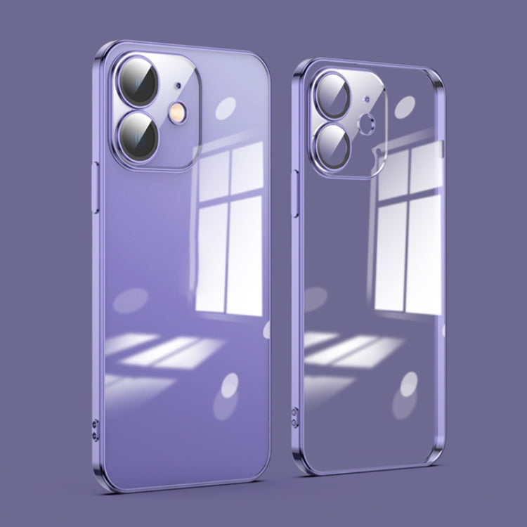 Custodia per telefono galvanica con protezione dell'obiettivo in vetro antipolvere, For iPhone 11, For iPhone 11 Pro Max