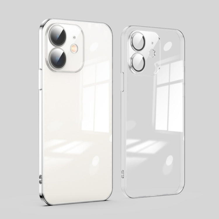 Custodia per telefono galvanica con protezione dell'obiettivo in vetro antipolvere, For iPhone 11, For iPhone 11 Pro Max