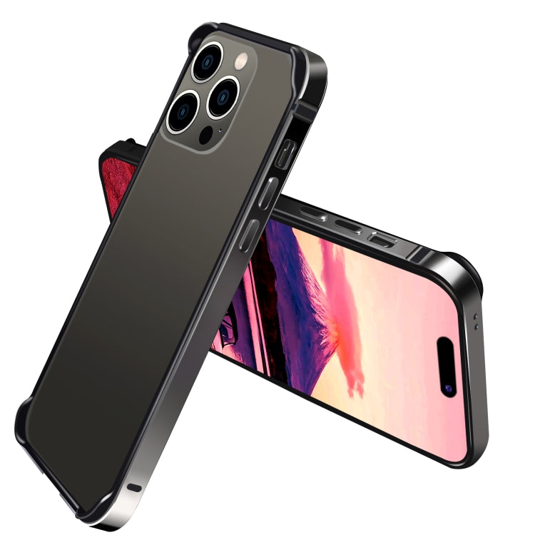 Custodia per telefono con telaio in TPU + lega di alluminio, For iPhone 14 Pro, For iPhone 14 Pro Max