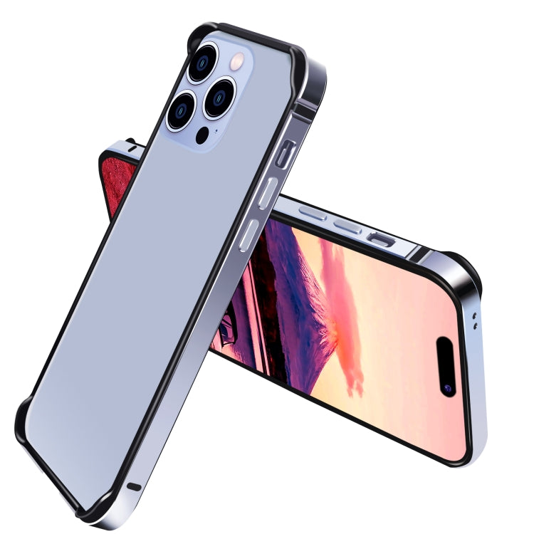 Custodia per telefono con telaio in TPU + lega di alluminio, For iPhone 14 Pro, For iPhone 14 Pro Max