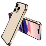 Custodia per telefono con telaio in TPU + lega di alluminio, For iPhone 14 Pro, For iPhone 14 Pro Max