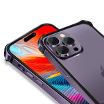 Custodia per telefono con telaio in TPU + lega di alluminio, For iPhone 14 Pro, For iPhone 14 Pro Max