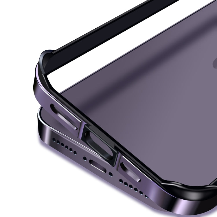 Custodia per telefono con telaio in TPU + lega di alluminio, For iPhone 14 Pro, For iPhone 14 Pro Max