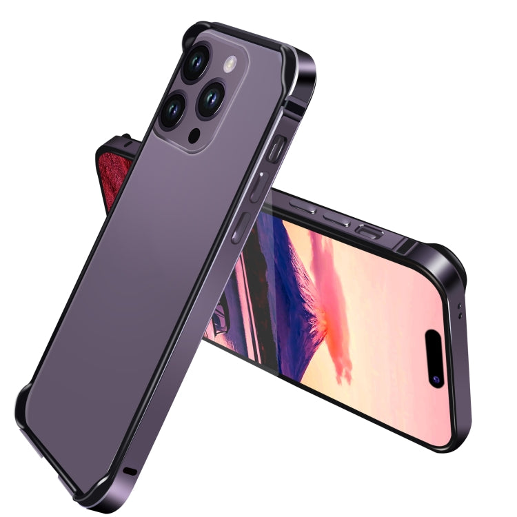 Custodia per telefono con telaio in TPU + lega di alluminio, For iPhone 14 Pro, For iPhone 14 Pro Max