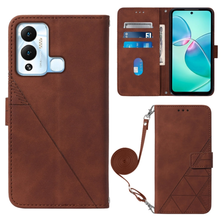 Custodia per cellulare in pelle con flip in rilievo 3D a tracolla, For Infinix Hot 12 Play / 12 Play NFC, For Infinix Hot 12i X665, For Infinix Hot 12 X6817, For Infinix Note 12 Pro 4G