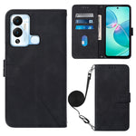 Custodia per cellulare in pelle con flip in rilievo 3D a tracolla, For Infinix Hot 12 Play / 12 Play NFC, For Infinix Hot 12i X665, For Infinix Hot 12 X6817, For Infinix Note 12 Pro 4G