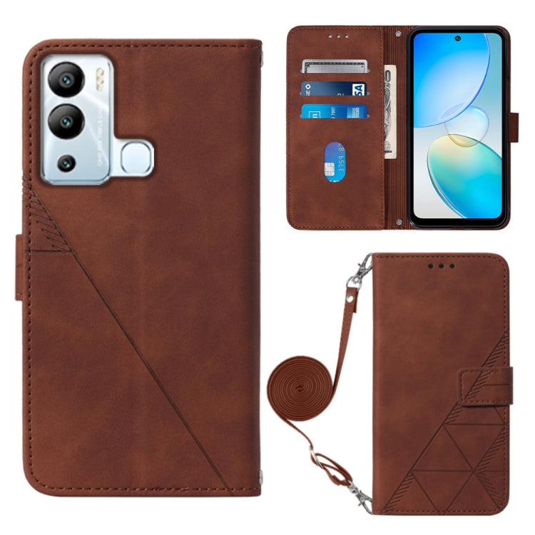 Custodia per cellulare in pelle con flip in rilievo 3D a tracolla, For Infinix Hot 12 Play / 12 Play NFC, For Infinix Hot 12i X665, For Infinix Hot 12 X6817, For Infinix Note 12 Pro 4G