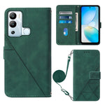 Custodia per cellulare in pelle con flip in rilievo 3D a tracolla, For Infinix Hot 12 Play / 12 Play NFC, For Infinix Hot 12i X665, For Infinix Hot 12 X6817, For Infinix Note 12 Pro 4G