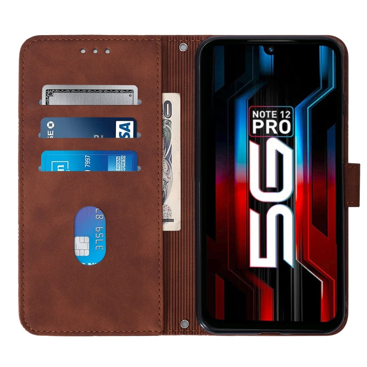 Custodia per cellulare in pelle con flip in rilievo 3D a tracolla, For Infinix Note 12 Pro 5G, For Infinix Note 12 G96, For Itel P38 / S17 / Vision 3