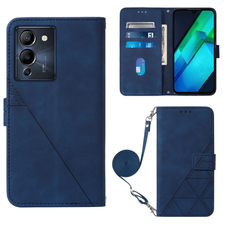 Custodia per cellulare in pelle con flip in rilievo 3D a tracolla, For Infinix Note 12 Pro 5G, For Infinix Note 12 G96, For Itel P38 / S17 / Vision 3