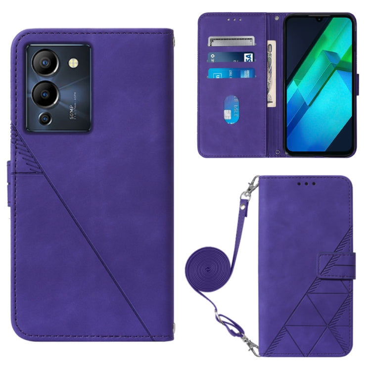 Custodia per cellulare in pelle con flip in rilievo 3D a tracolla, For Infinix Note 12 Pro 5G, For Infinix Note 12 G96, For Itel P38 / S17 / Vision 3