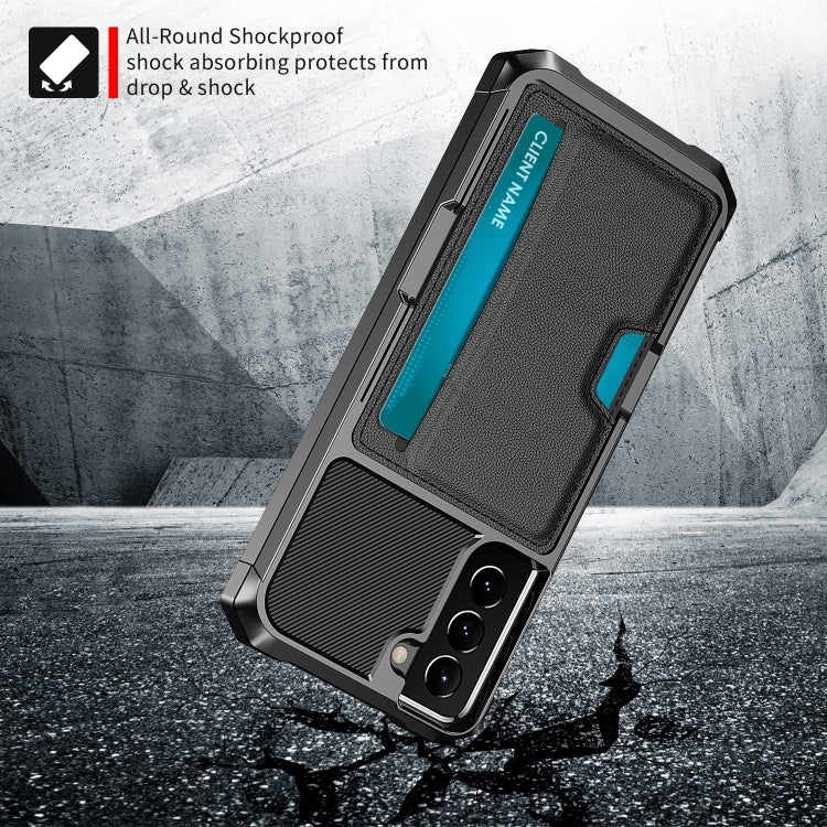 Custodia per telefono con supporto per slot per schede ZM02, For Samsung Galaxy S22 5G, For Samsung Galaxy S22+ 5G, For Samsung Galaxy S22 Ultra 5G, For Samsung Galaxy S21 5G, For Samsung Galaxy S21 FE 5G, For Samsung Galaxy S21+ 5G                    ...