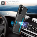 Custodia per telefono con supporto per slot per schede ZM02, For Samsung Galaxy S22 5G, For Samsung Galaxy S22+ 5G, For Samsung Galaxy S22 Ultra 5G, For Samsung Galaxy S21 5G, For Samsung Galaxy S21 FE 5G, For Samsung Galaxy S21+ 5G                    ...