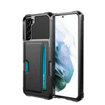 Custodia per telefono con supporto per slot per schede ZM02, For Samsung Galaxy S22 5G, For Samsung Galaxy S22+ 5G, For Samsung Galaxy S22 Ultra 5G, For Samsung Galaxy S21 5G, For Samsung Galaxy S21 FE 5G, For Samsung Galaxy S21+ 5G                    ...