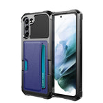Custodia per telefono con supporto per slot per schede ZM02, For Samsung Galaxy S22 5G, For Samsung Galaxy S22+ 5G, For Samsung Galaxy S22 Ultra 5G, For Samsung Galaxy S21 5G, For Samsung Galaxy S21 FE 5G, For Samsung Galaxy S21+ 5G                    ...