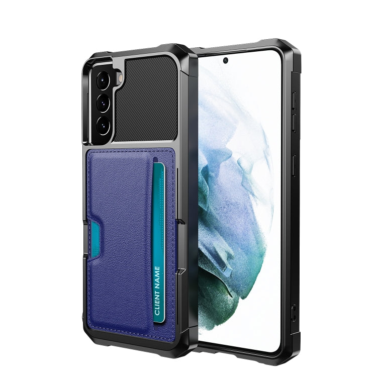 Custodia per telefono con supporto per slot per schede ZM02, For Samsung Galaxy S22 5G, For Samsung Galaxy S22+ 5G, For Samsung Galaxy S22 Ultra 5G, For Samsung Galaxy S21 5G, For Samsung Galaxy S21 FE 5G, For Samsung Galaxy S21+ 5G                    ...