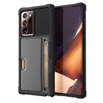Custodia per telefono con supporto per slot per schede ZM02, For Samsung Galaxy S20+, For Samsung Galaxy S20 Ultra, For Samsung Galaxy Note20, For Samsung Galaxy Note20 Ultra, For Samsung Galaxy A72, For Samsung Galaxy A52, For Samsung Galaxy A12      ...