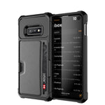Custodia per telefono con supporto per slot per schede ZM02, For Samsung Galaxy S10e, For Samsung Galaxy Note10, For Samsung Galaxy Note10+, For Samsung Galaxy Note9, For Samsung Galaxy S9, For Samsung Galaxy S9+