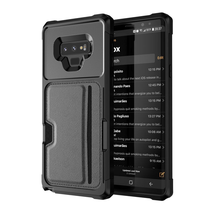 Custodia per telefono con supporto per slot per schede ZM02, For Samsung Galaxy S10e, For Samsung Galaxy Note10, For Samsung Galaxy Note10+, For Samsung Galaxy Note9, For Samsung Galaxy S9, For Samsung Galaxy S9+