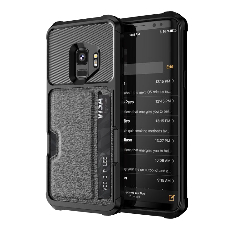 Custodia per telefono con supporto per slot per schede ZM02, For Samsung Galaxy S10e, For Samsung Galaxy Note10, For Samsung Galaxy Note10+, For Samsung Galaxy Note9, For Samsung Galaxy S9, For Samsung Galaxy S9+