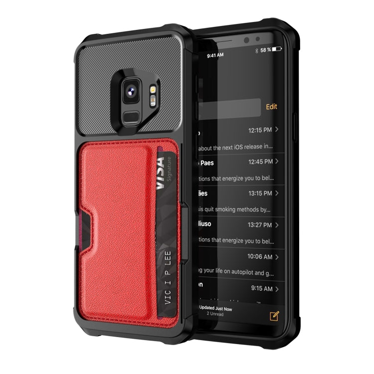 Custodia per telefono con supporto per slot per schede ZM02, For Samsung Galaxy S10e, For Samsung Galaxy Note10, For Samsung Galaxy Note10+, For Samsung Galaxy Note9, For Samsung Galaxy S9, For Samsung Galaxy S9+