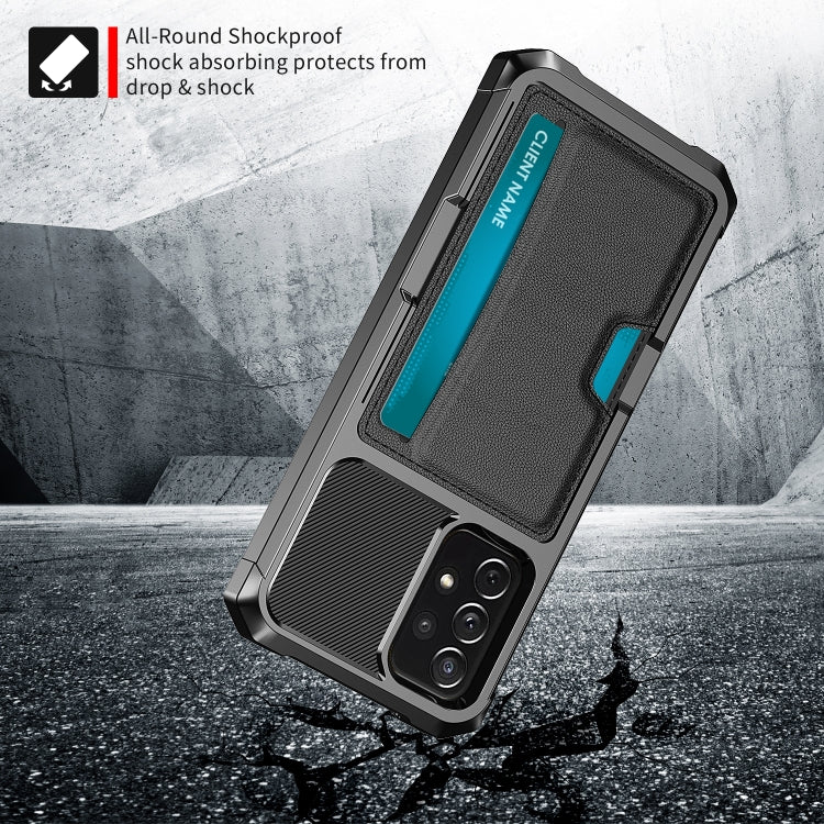 Custodia per telefono con supporto per slot per schede ZM02, For Samsung Galaxy A73 5G, For Samsung Galaxy A53 5G, For Samsung Galaxy A33 5G