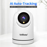 Telecamera WiFi 1080P Pan-Tilt SH042 con audio bidirezionale