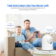 SriHome SH042 2.0MP 1080P HD AI WiFi Pan-tilt Telecamera di sorveglianza, SH042