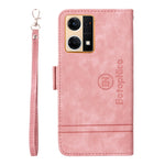 BETOPNICE Custodia per telefono in pelle con fibbia a doppio lato, For OPPO Reno7 / F21 Pro, For Realme 9i / A96 4G / A76 4G / A36 4G, For vivo S12, For OPPO Reno 7 5G Global / Find X5 Lite