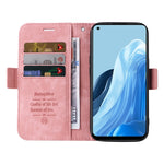 BETOPNICE Custodia per telefono in pelle con fibbia a doppio lato, For OPPO Reno7 / F21 Pro, For Realme 9i / A96 4G / A76 4G / A36 4G, For vivo S12, For OPPO Reno 7 5G Global / Find X5 Lite