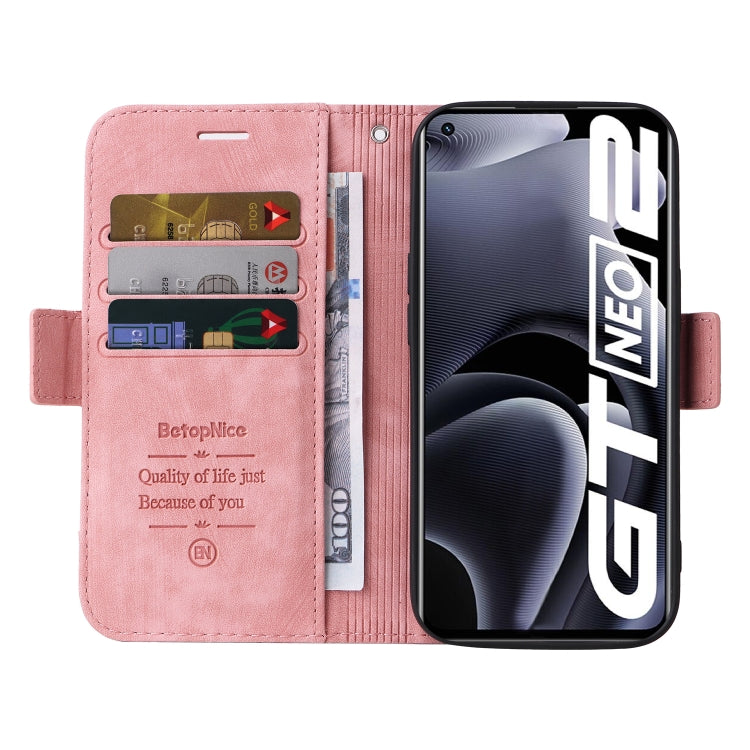 BETOPNICE Custodia per telefono in pelle con fibbia a doppio lato, For Realme GT Neo2 5G CN Version, For vivo S12 Pro / V23 Pro 5G, For OPPO Reno 7 Pro 5G, For Realme C21