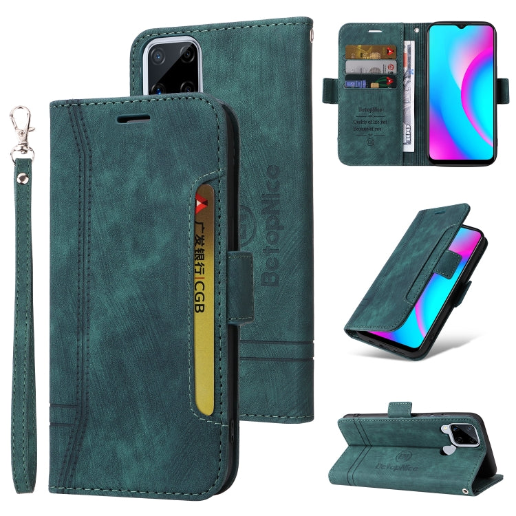 BETOPNICE Custodia per telefono in pelle con fibbia a doppio lato, For Realme C15, For vivo Y21 2021, For Realme 9 Pro, For vivo Y20, For Realme 9 Pro+