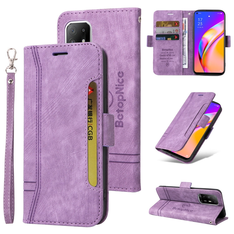 BETOPNICE Custodia per telefono in pelle con fibbia a doppio lato, For OPPO Realme 9 Pro+, For vivo Y15a Global, For OPPO A94 4G, For OPPO A94 5G, For OPPO A93 5G CN Version
