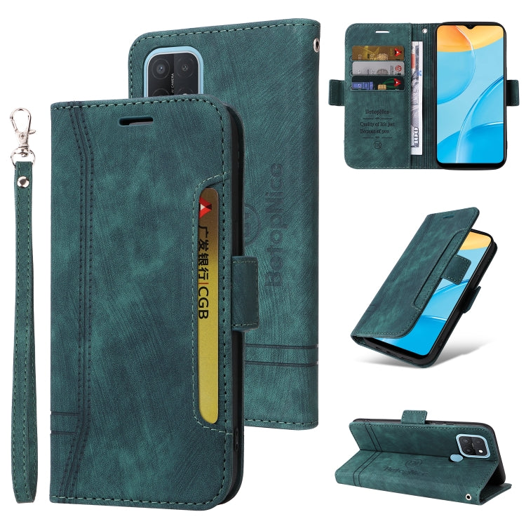 BETOPNICE Custodia per telefono in pelle con fibbia a doppio lato, For OPPO A74 4G, For OPPO A57 5G, For OPPO A54 4G / A16 / A16s, For OPPO A15