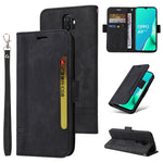 BETOPNICE Custodia per telefono in pelle con fibbia a doppio lato, For OPPO A9 2020, For OPPO A7 / A5s