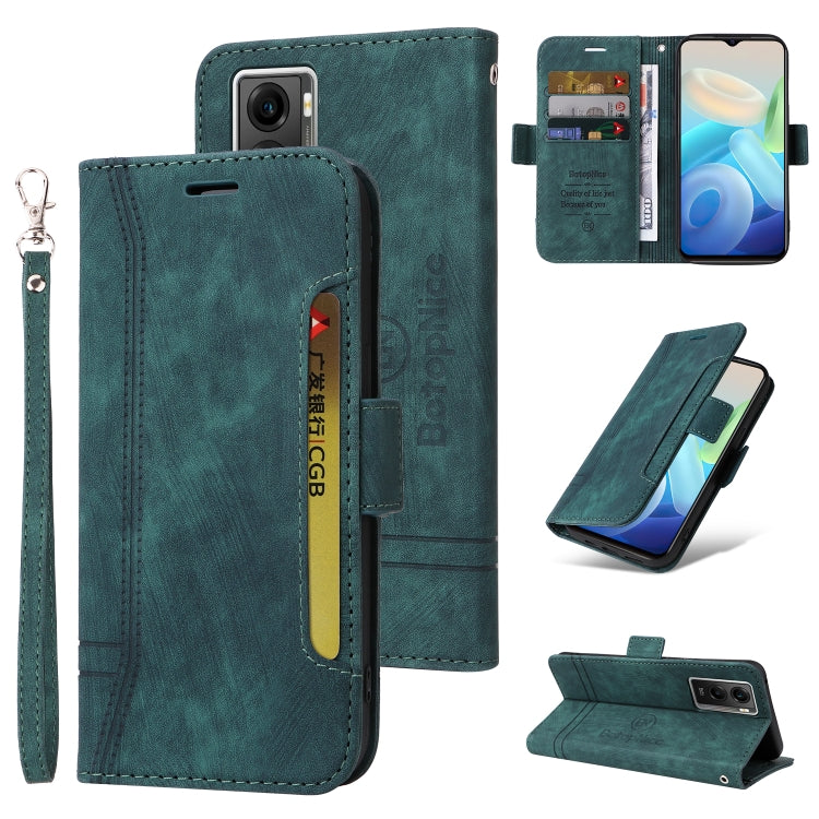 BETOPNICE Custodia per telefono in pelle con fibbia a doppio lato, For vivo Y76 5G, For OPPO Reno 7Z 5G, For Realme C20 / C11 2021, For vivo Y55 5G Global / Y75 5G Global