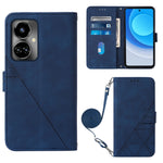 Custodia per cellulare in pelle con flip in rilievo 3D a tracolla, For Tecno Camon 19, For Tecno Camon 19 Neo, For Tecno Camon 19 Pro 5G, For Tecno Pop 6