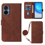 Custodia per cellulare in pelle con flip in rilievo 3D a tracolla, For Tecno Camon 19, For Tecno Camon 19 Neo, For Tecno Camon 19 Pro 5G, For Tecno Pop 6