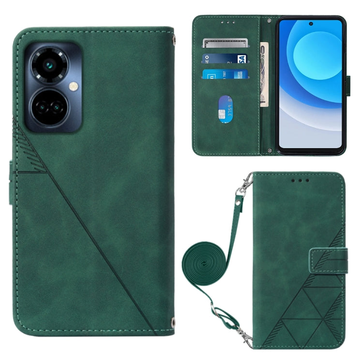 Custodia per cellulare in pelle con flip in rilievo 3D a tracolla, For Tecno Camon 19, For Tecno Camon 19 Neo, For Tecno Camon 19 Pro 5G, For Tecno Pop 6