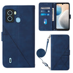 Custodia per cellulare in pelle con flip in rilievo 3D a tracolla, For Tecno Camon 19, For Tecno Camon 19 Neo, For Tecno Camon 19 Pro 5G, For Tecno Pop 6
