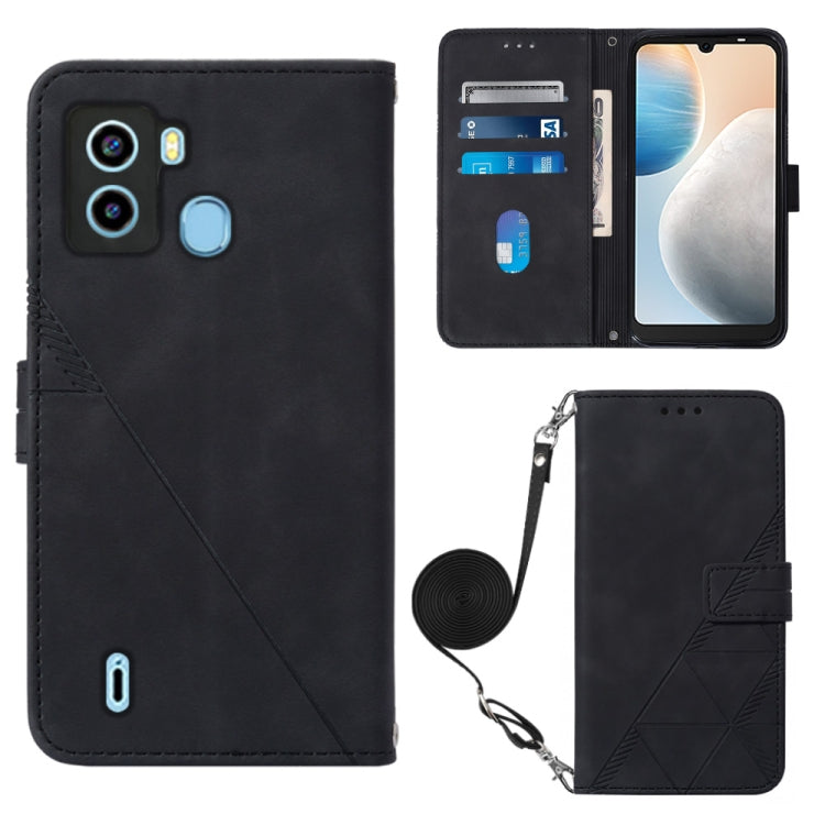 Custodia per cellulare in pelle con flip in rilievo 3D a tracolla, For Tecno Camon 19, For Tecno Camon 19 Neo, For Tecno Camon 19 Pro 5G, For Tecno Pop 6